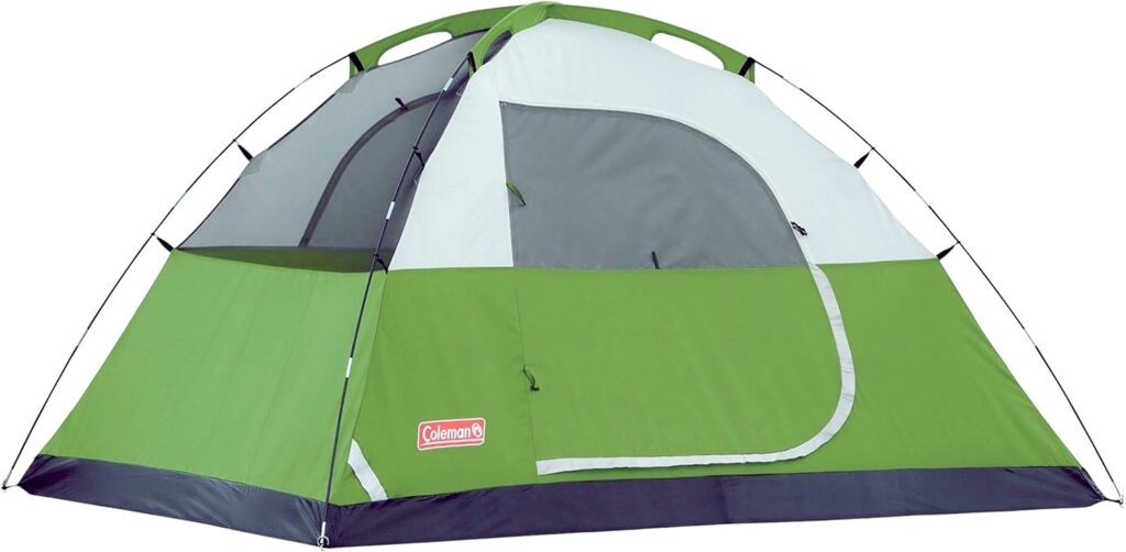 Green Coleman Sundome Camping Tent 3Person Dome Tent Image 3