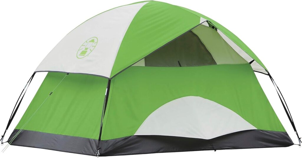 Green Coleman Sundome Camping Tent 3Person Dome Tent Image 2